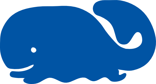 blue whale clip art. Whale Icon clip art