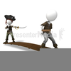 Pirate Walk The Plank Clipart Image