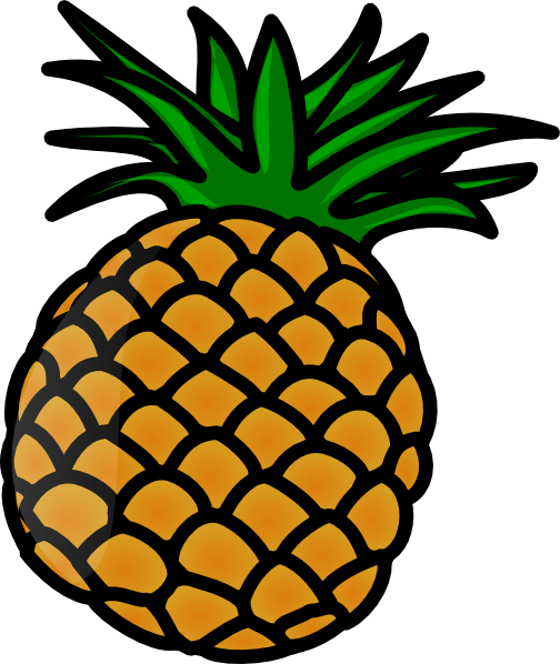 clipart of pineapple - photo #4