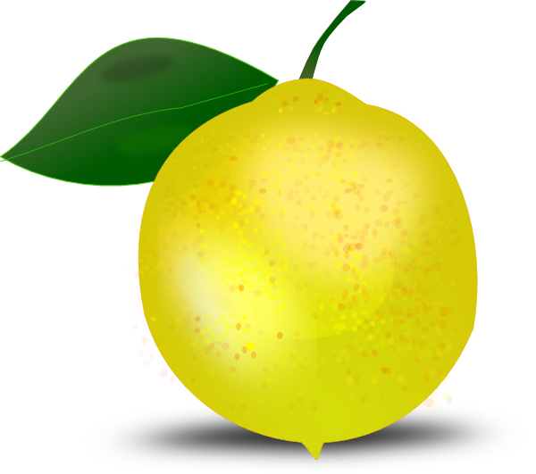 clipart of a lemon - photo #20