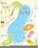 Pool Party Clipart Image