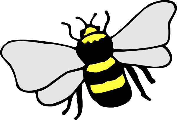 bee animated clip art - photo #38