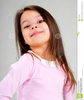 Brown Baby Girl Clipart Image