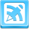 Blog Writing Button Icon Image