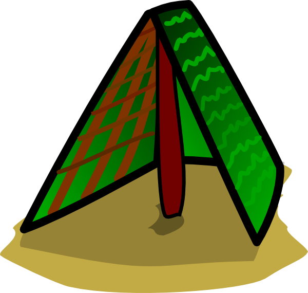 green tent clip art - photo #6