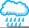 Rain Droplets Clipart Image