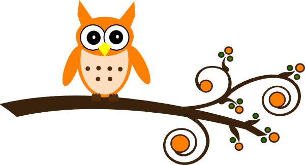 clip art orange owl - photo #16