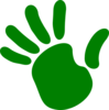 Left Hand Print Clip Art