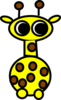 Cute Giraffe Made For My Friend Clip Art