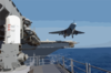 An Ea-6b Prowler Launches From The Flight Deck Aboard Uss Constellation (cv 64) Clip Art