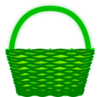 Green Basket Clip Art