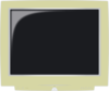 Beige Computer Screen Clip Art