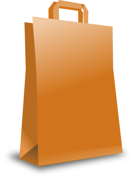 brown paper bag clipart - photo #19