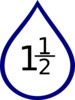 Number Rain Drop Clip Art