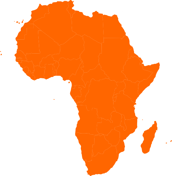 africa clipart map - photo #1