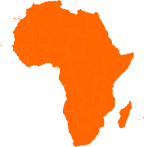 africa continent outline