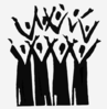 Full Black Choir Clip Art