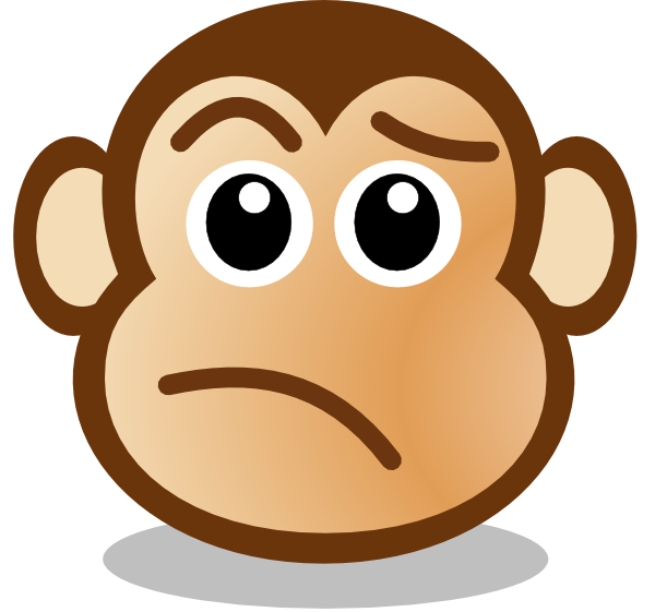 clipart of monkey face - photo #4