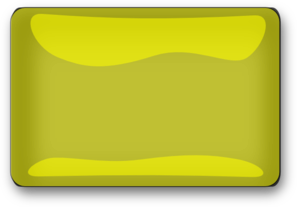 Blank Yellow Button  Clip Art
