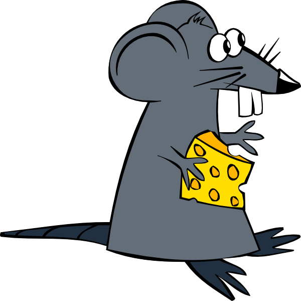 clipart mouse eating cheese - photo #26