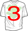 Green 3 T-shirt 7 Clip Art