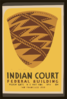 Indian Court, Federal Building, Golden Gate International Exposition, San Francisco, 1939 Pomo Indian Basket, California / Siegriest. Clip Art