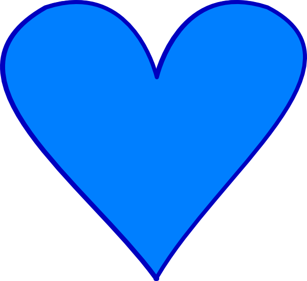 blue heart clip art free - photo #39