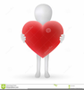 Gray Heart Clipart Image