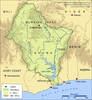 Volta River Map Image