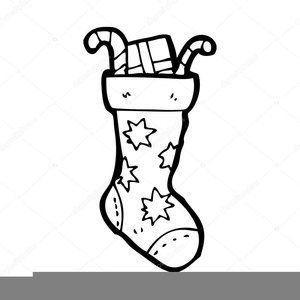Christmas Stocking Clipart Black And White  Free Images at  -  vector clip art online, royalty free & public domain
