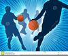 Abstract Basketball Clipart Image