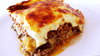 Traditional Greek Moussaka Image