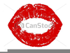 Clipart Of Lips Kissing Image