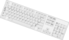 Tilted Keyboard Clip Art