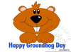 Free Animated Groundhog Day Clipart Image