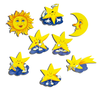 Clipart Mond Und Sterne Image