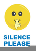 Silence Please Clipart Image