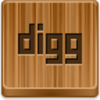 Free Wood Button Digg Image