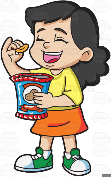 Child Eating Snack Clipart | Free Images at  - vector clip art  online, royalty free & public domain