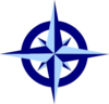Blue Compass Rose Md Image