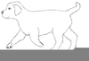 Golden Retriever Outline Image