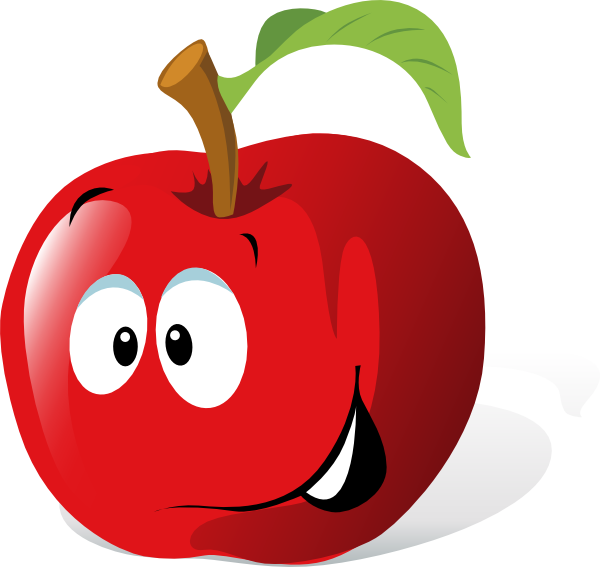 red apple clipart - photo #45