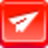 Free Red Button Icons Paper Airplane Image