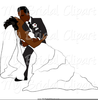 Free African American Bride And Groom Clipart Image