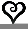Cross With Hearts Clipart Image