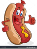 Free Cartoon Hot Dog Clipart Image