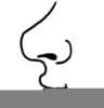 Clipart Nose Smelling Image