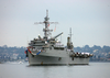 The Amphibious Transport Dock Ship Uss Dubuque (lpd 8) Sails Into San Diego Harbor. Image