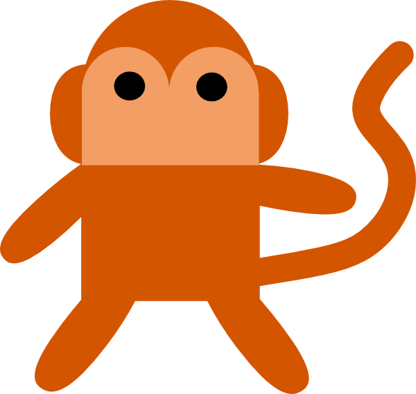 free animated monkey clip art - photo #47