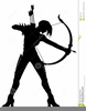 Archery Hunting Clipart Image